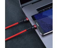 Baseus Kabel USB-C - USB-C PD QC 60W 3A 480Mb/s 1m czarno-czerwony - 1502028 - zdjęcie 3